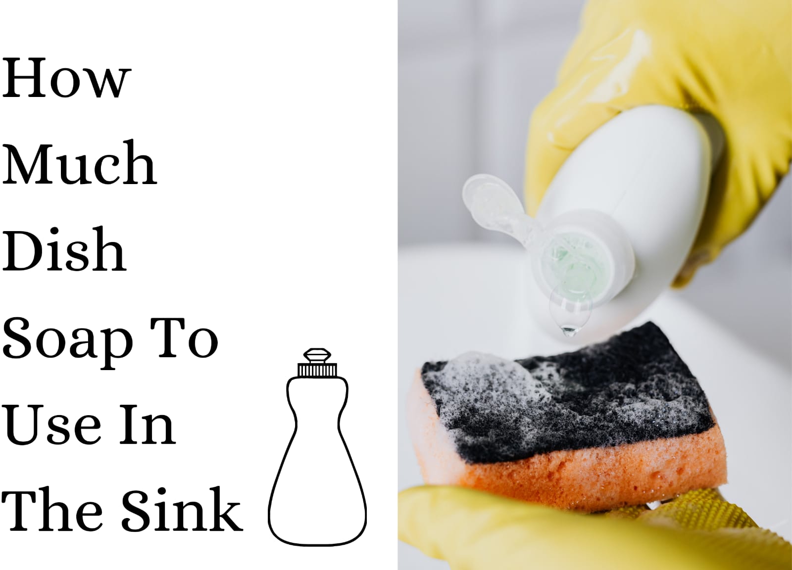 How Much Dish Soap To Use In The Sink?