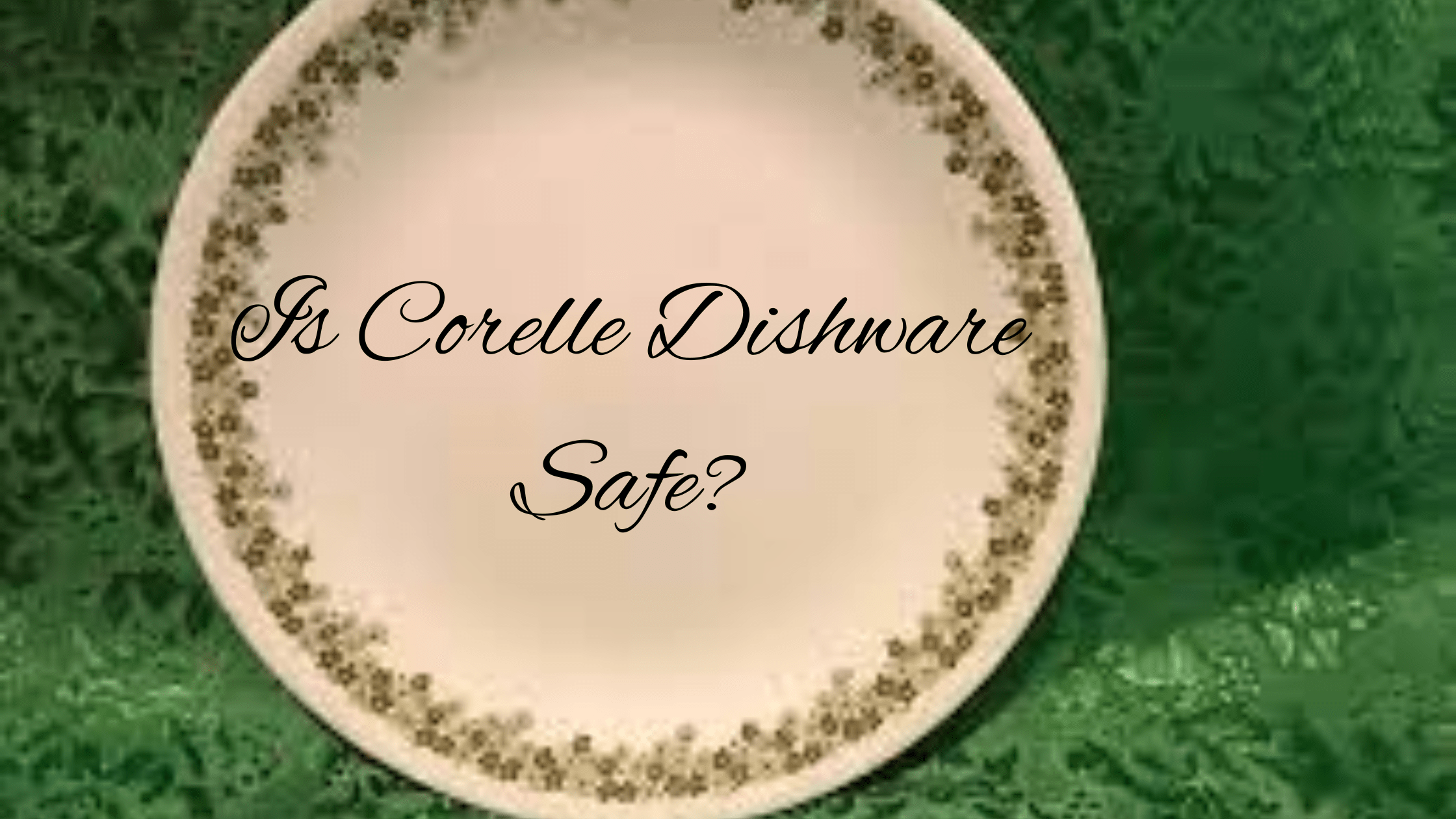 Is Corelle Dishware Safe?